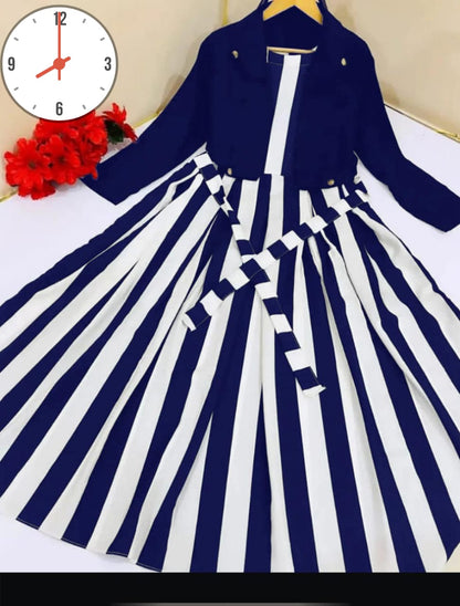 Silk Zebra Printed Maxi With Cotton Seperate Winter Collection