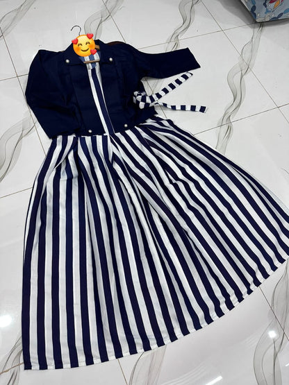 Silk Zebra Printed Maxi With Cotton Seperate Winter Collection