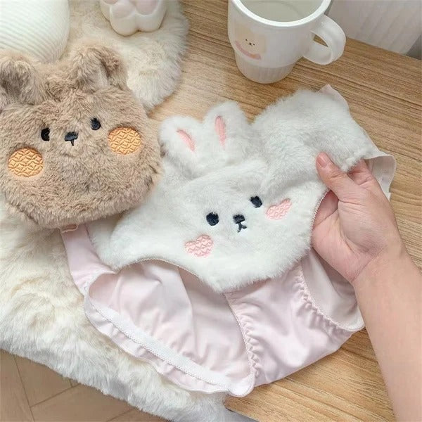 Japanese cartoon rabbit underwear Bra & Panty Set